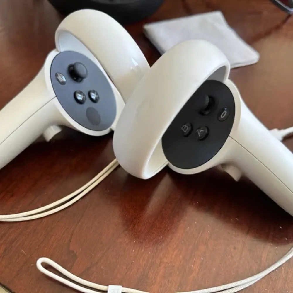 Kiwi White VR Headset Controllers